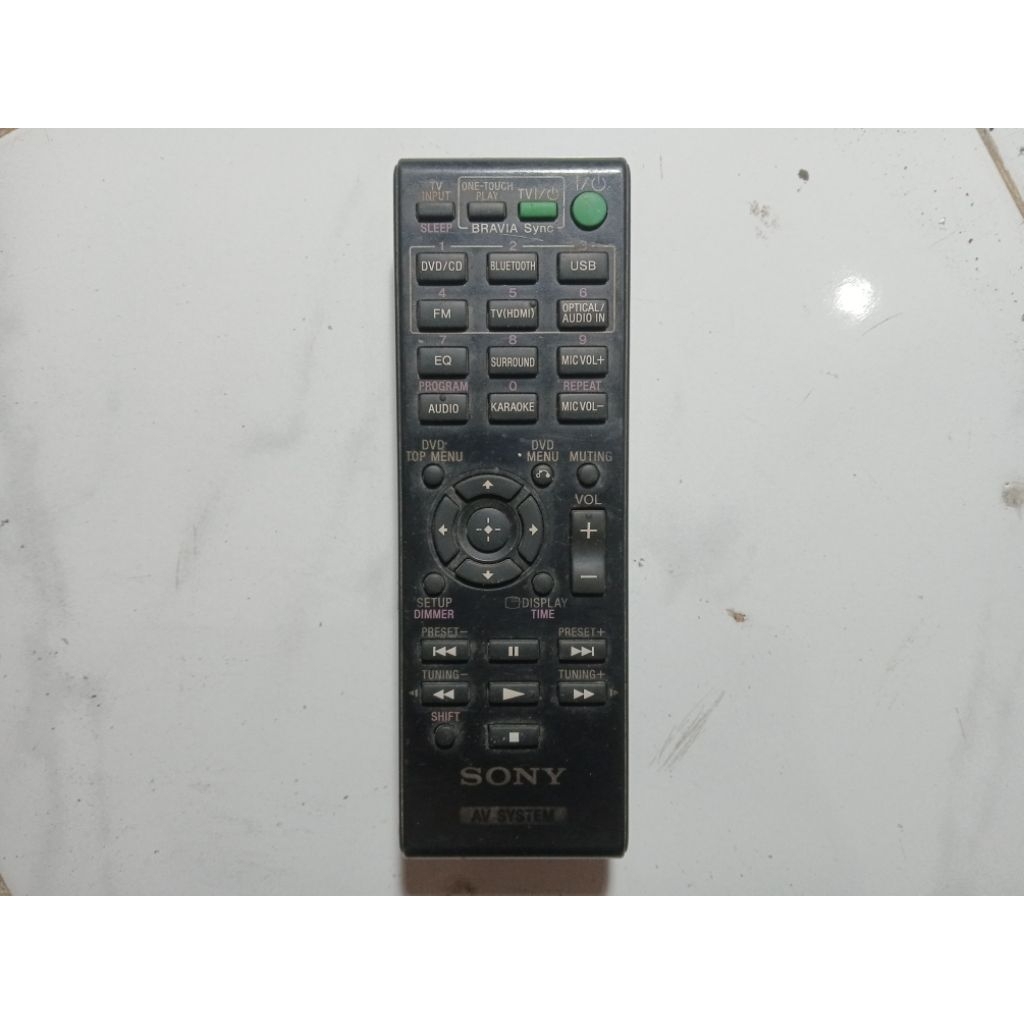 Remot Home Theater SONY Bluetooth