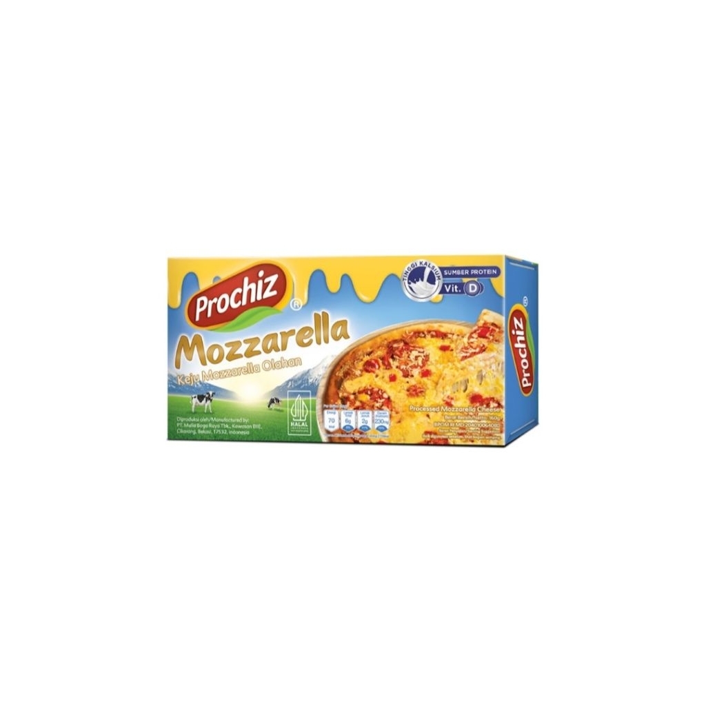 

Prochiz Mozzarella Keju Olahan Box 160g