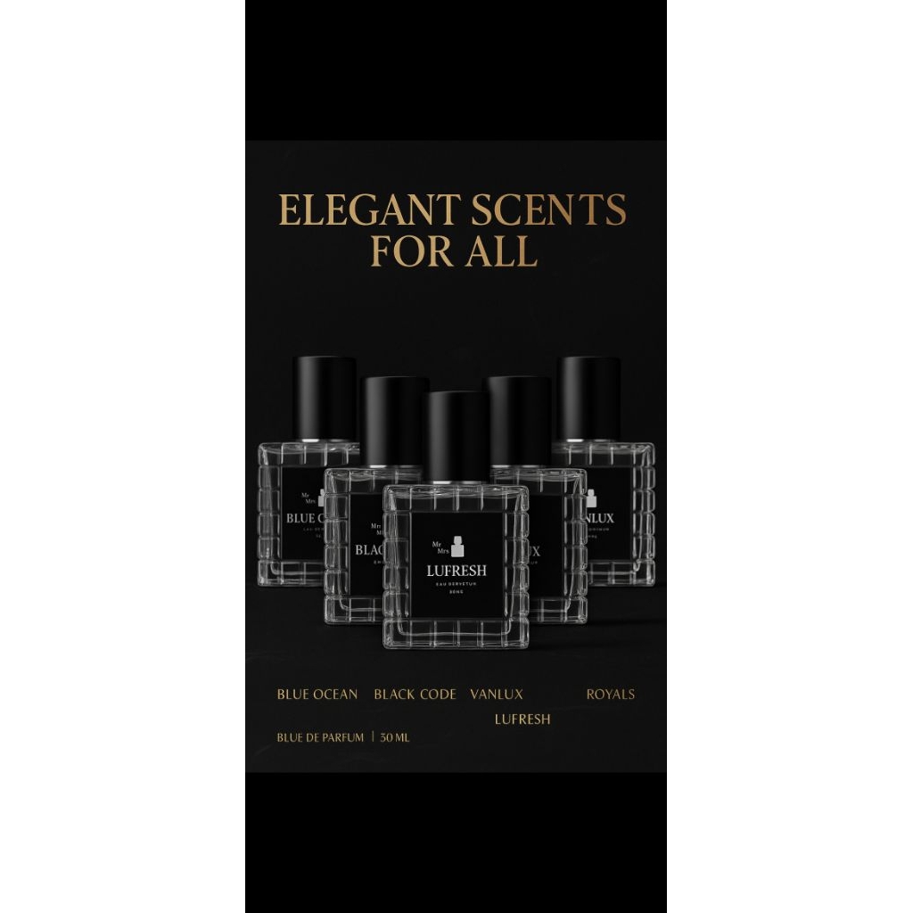 MR & MRS Eau De Perfume - Parfum Pria Wanita Unisex - Minyak Wangi Tahan Lama - Body Mist 30ML