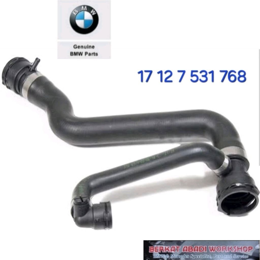 Selang Radiator Atas BMW E90 320i E84 X1 Original 17127531768