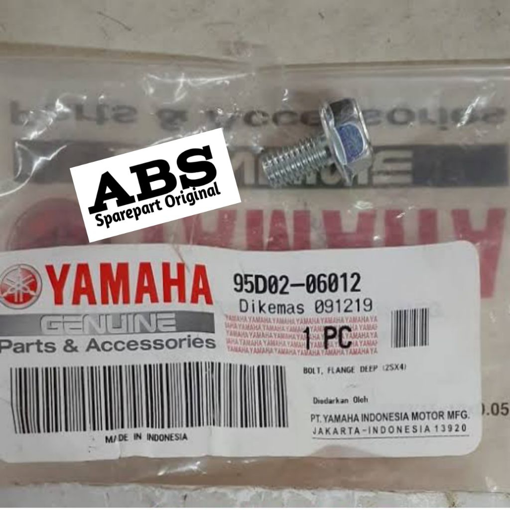 BOLT BAUT KLAKSON NMAX AEROX ASLI ORIGINAL YAMAHA 95D02-06012 / 95802-06012