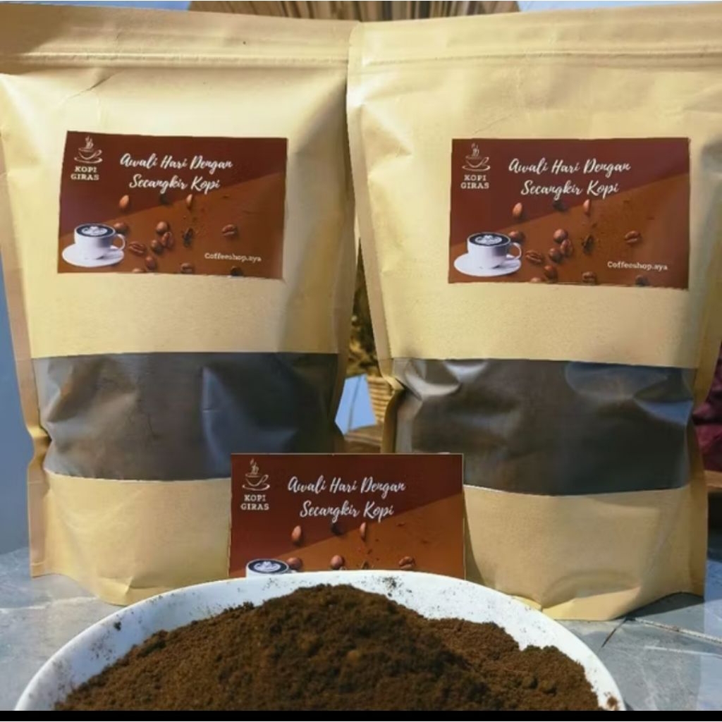 

Kopi Bubuk Giras Kemasan 1Kg | Kopi Bubuk Hitam