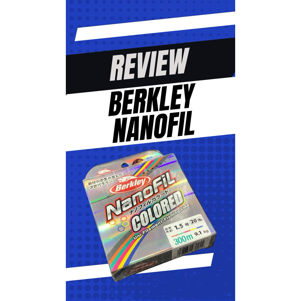 BENANG SENAR PANCING BERKLEY NANOFIL COLORED  MICRO JIGGING JDM PE 0.7-2.0