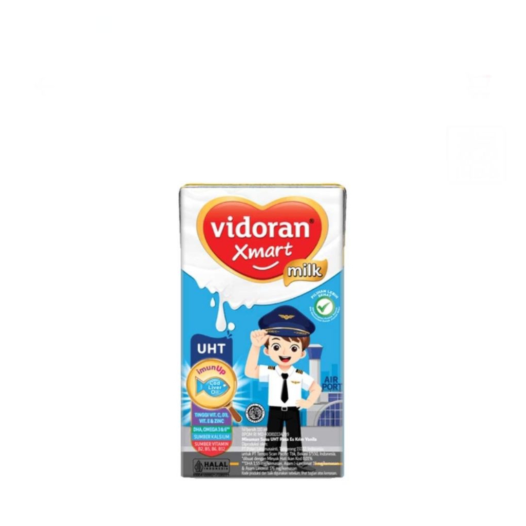

vidoran xmart milk uht vanilla ice cream TPK 110 ml