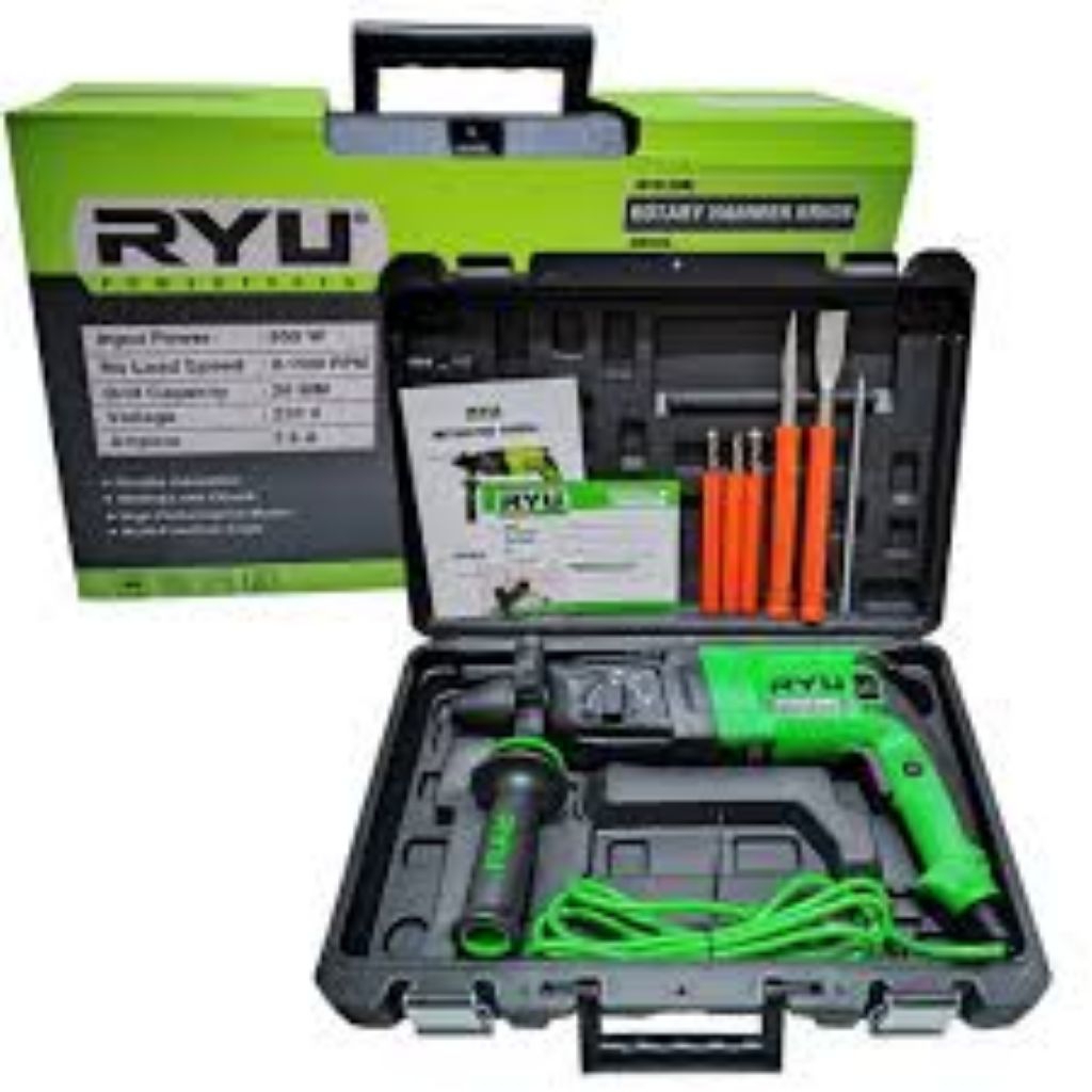 *RYU Rotary Hammer RYU RRH 26 - Mesin Bor Bobok RYU RRH26