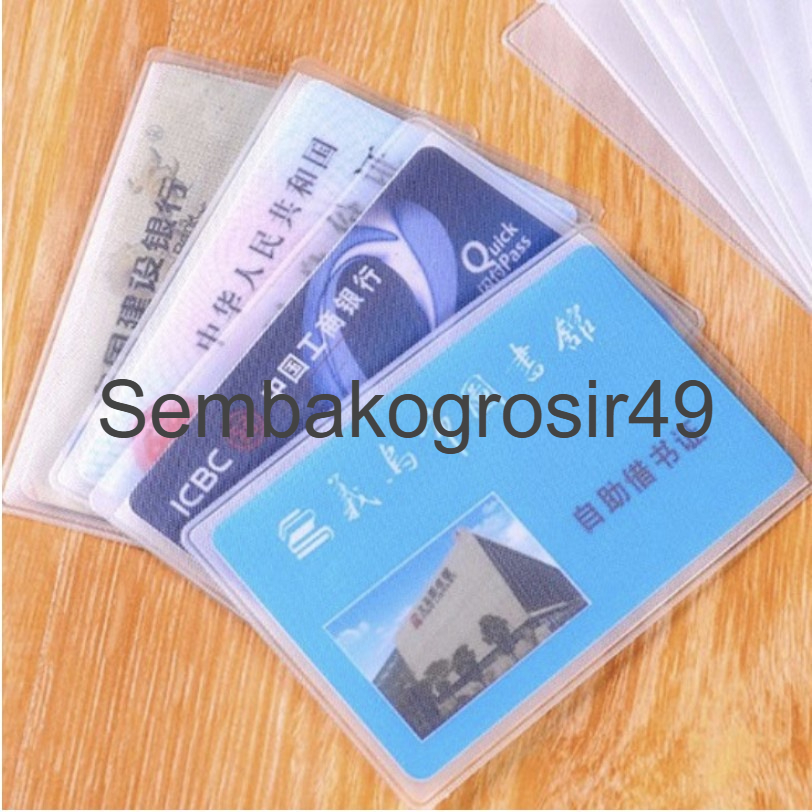 

SSG49 Plastik kartu atm ktp sim plastik pelindung anti gores