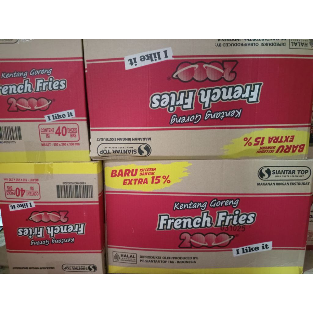 

French Fries Baru extra 15%