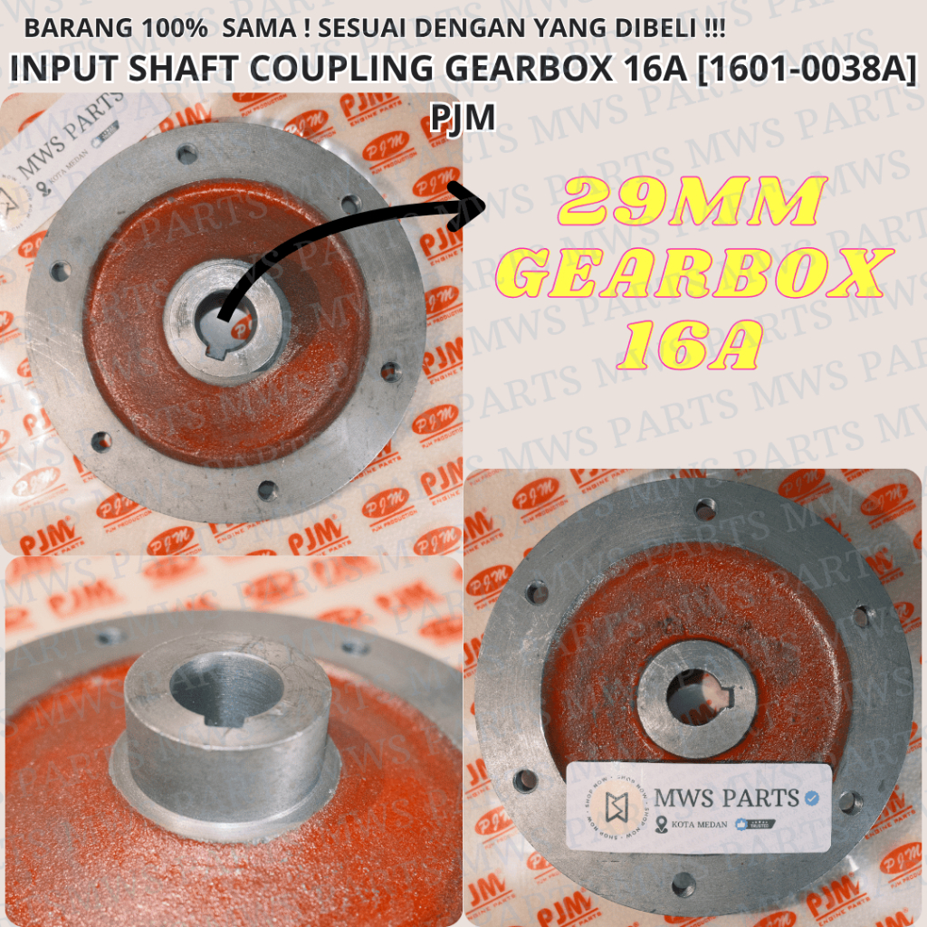 INPUT SHAFT COUPLING GEARBOX 16A 1601-0038A KOPLING BESAR MESIN GERBOK MARINE GEARBOX PIRINGAN GEARB