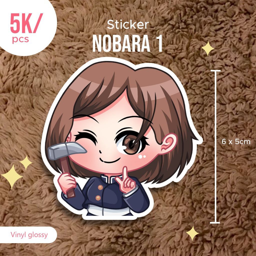 

Stiker nobara anime jujutsu kaisen anti air