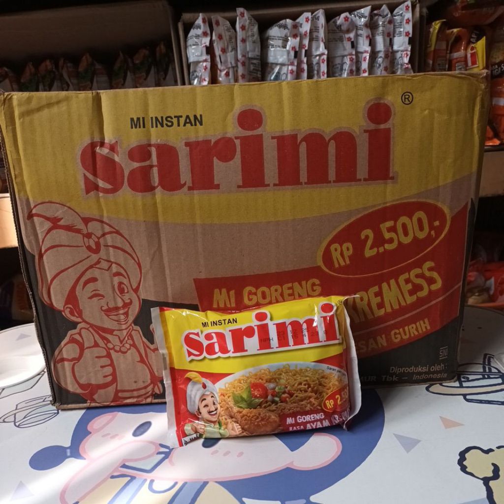 

Sarimi Goreng Ayam Kremes 40pcs (1 Karton)