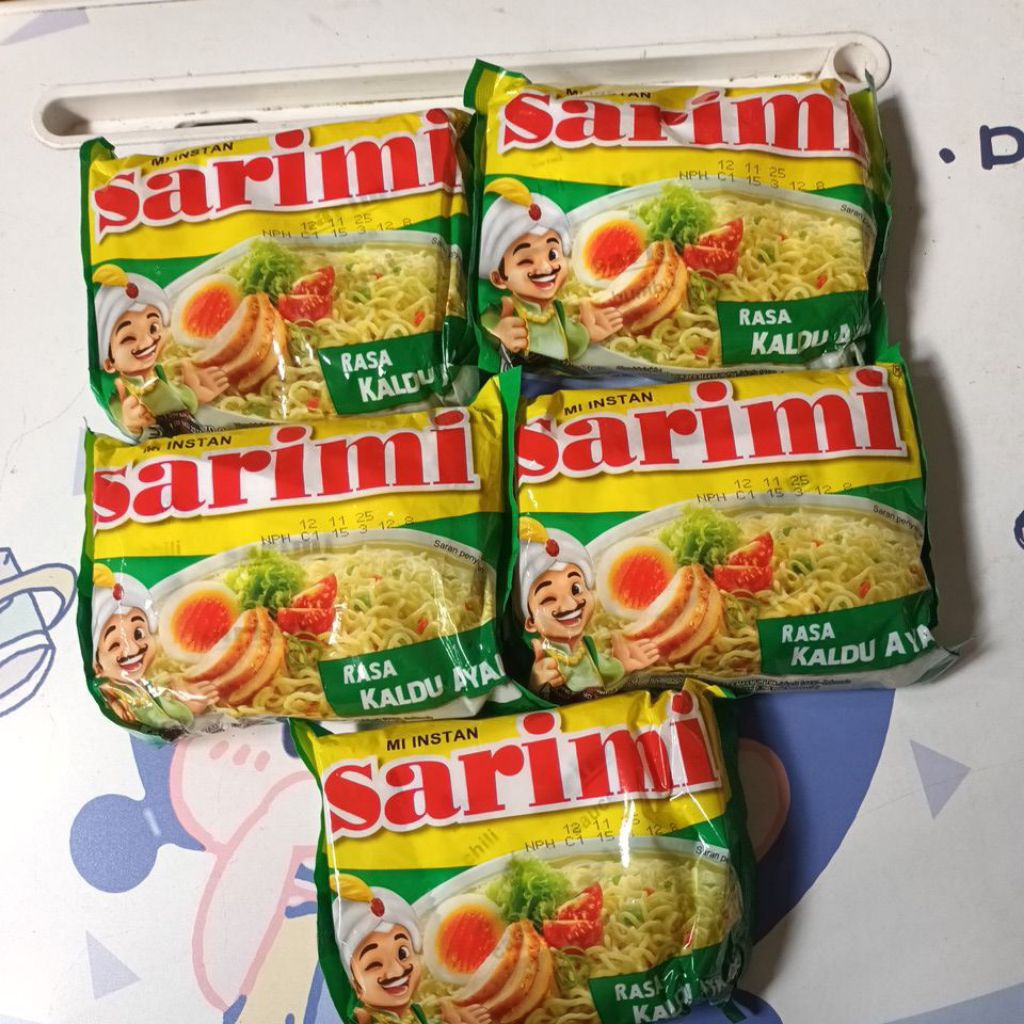 

5 Pcs Sarimi Kuah Kaldu Ayam Mie instant Promo