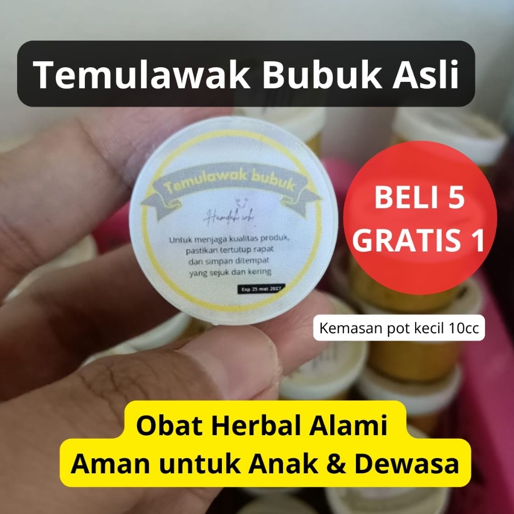 

TEMULAWAK BUBUK ASLI – HERBAL ALAMI UNTUK KESEHATAN