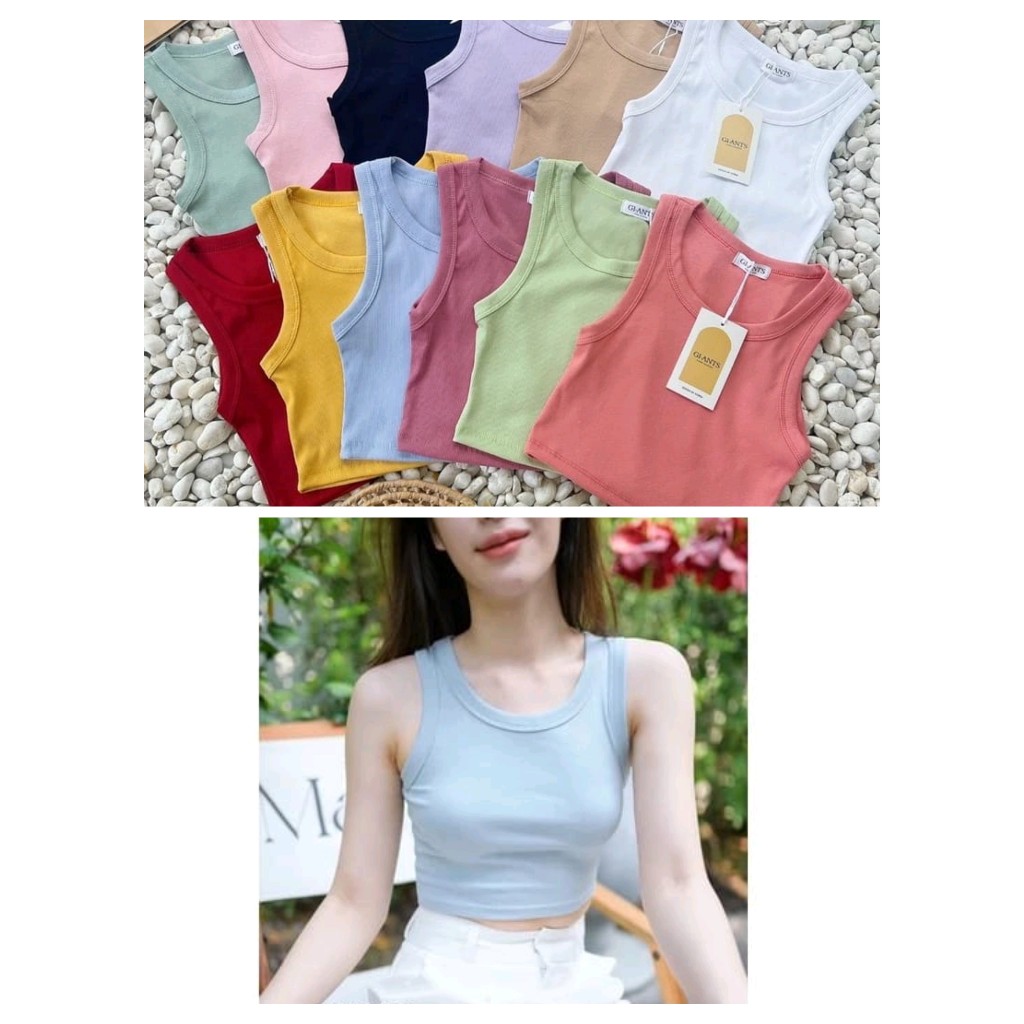 BLIORI NATALIE CROP TOP GIANTS GB296 | ATASAN CROP TOP | TANKTOP | CROP TOP RAJUT | RAJUT PREMIUM