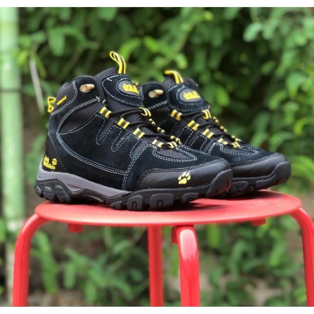 NEW PRODUCT SEPATU JACK WOLFSKIN SEPATU OUTDOOR KULIT UNISEX SEPATU GUNUNG KULIT JWS SEPATU HIKING