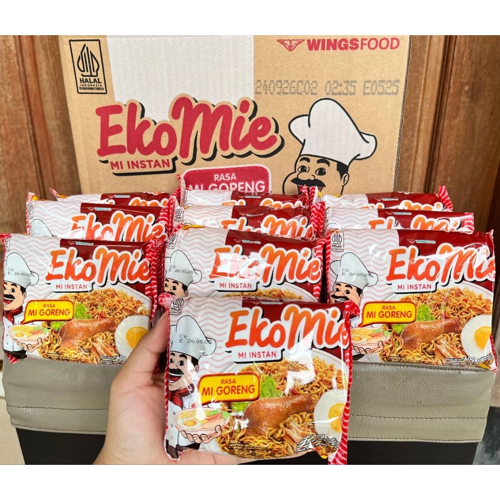 

Forcysn Ekomie Goreng Mie T 1 Karton Isi 40 Pcs X 60 Gram