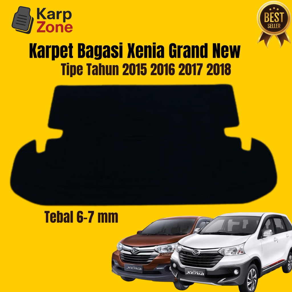 Karpet Bagasi Xenia Grand New 2015-2018 Alas kaki matras mobil Xenia Bagasi 2016 2017 2018