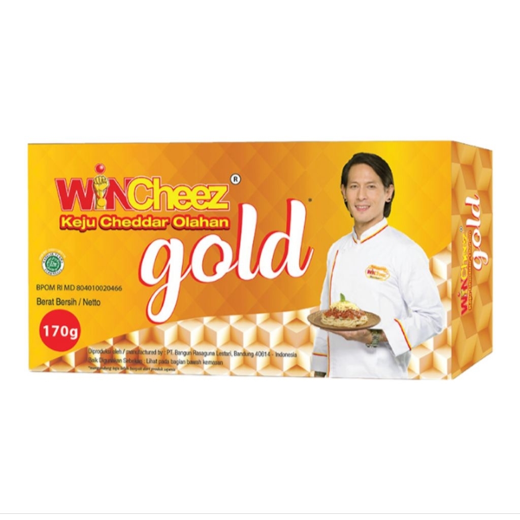 

WinCheez Keju Cheddar Olahan Gold Box 170 g