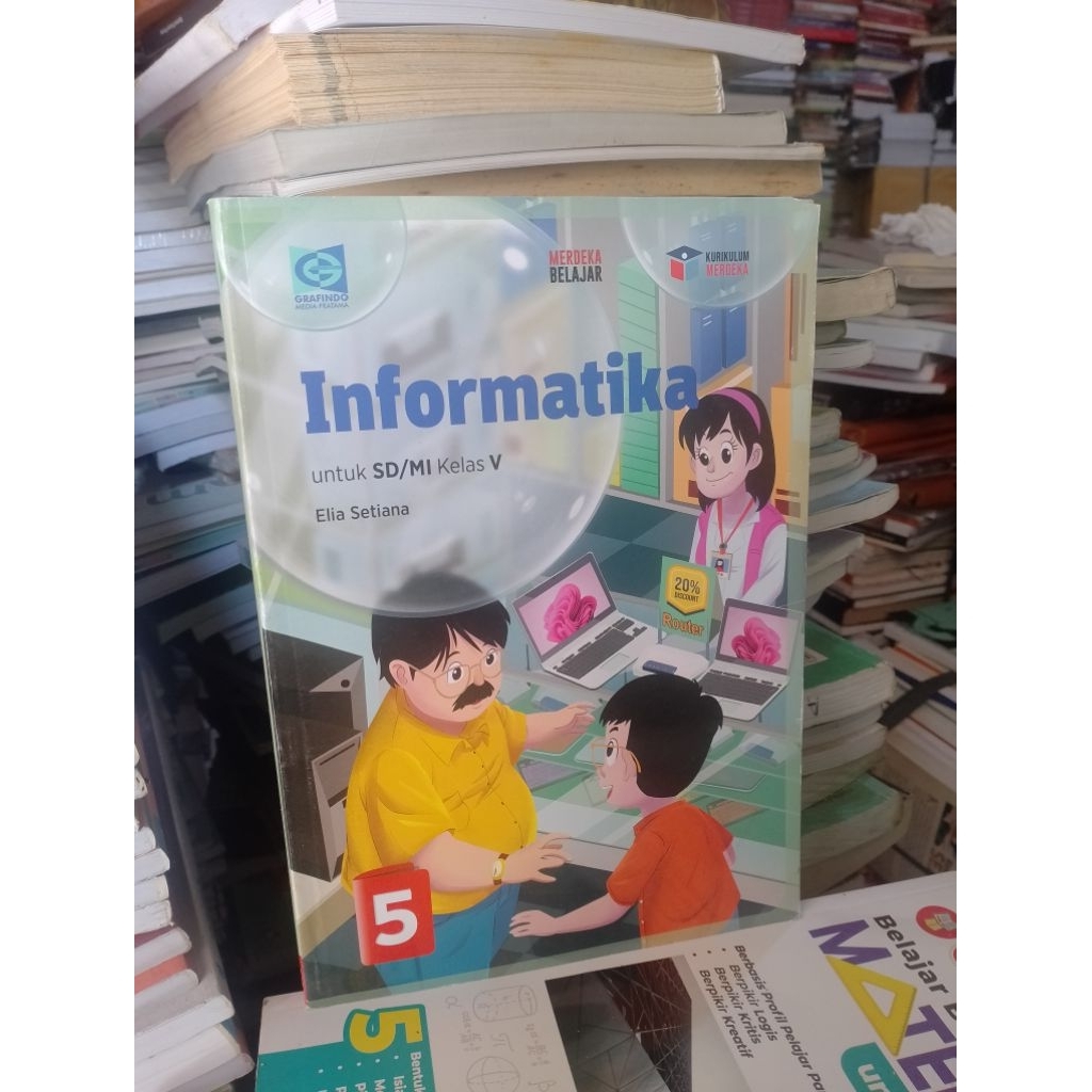 buku original - informatika untuk SD kelas 5 K merdeka grafindo