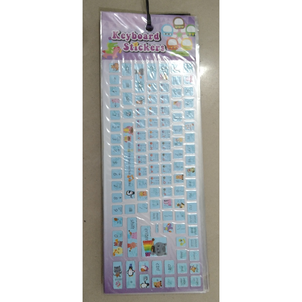 Ghif Stiker Sticker Keyboard PC Komputer Laptop