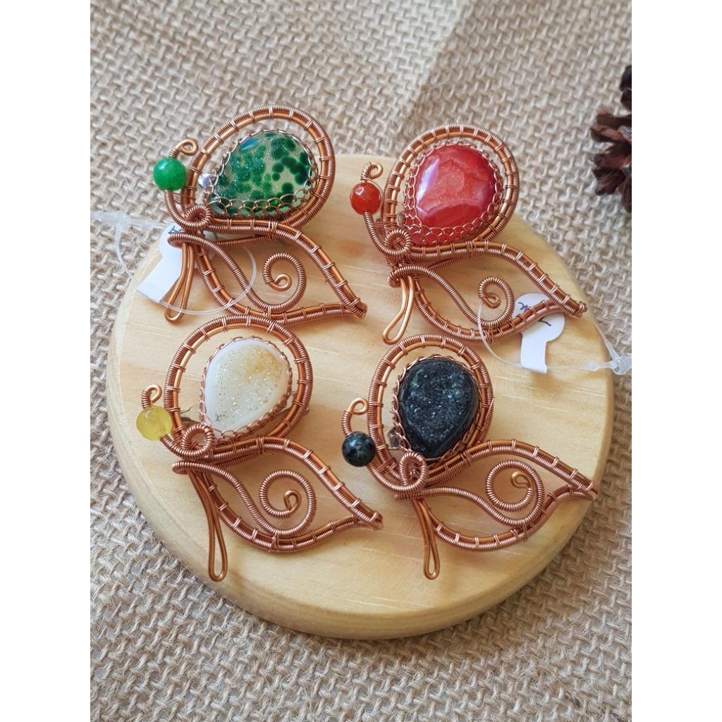 Bros Batu Druzy | Liontin Batu Druzy | Bros Batu Alam