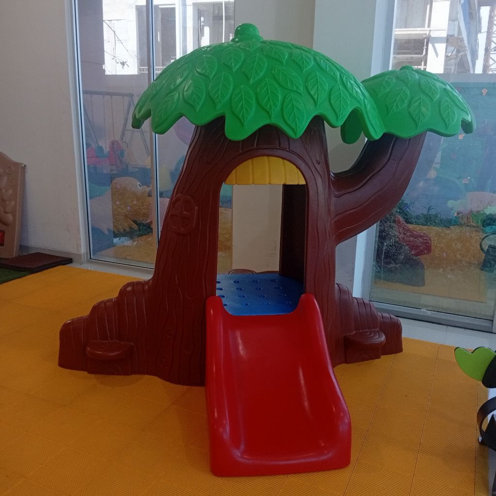 perosotan rumah pohon anak outdoor/indoor