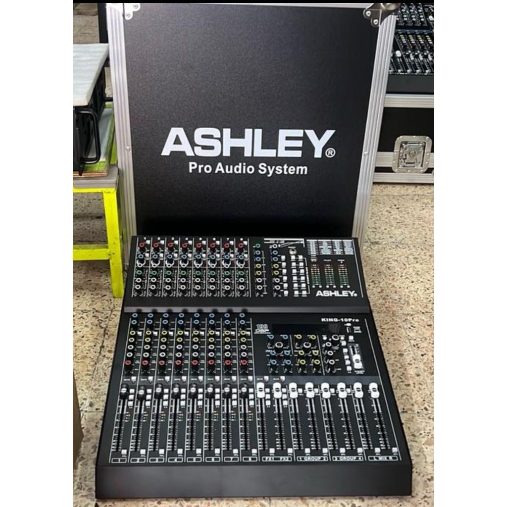 Mixer Ashley King-10Pro King - 10 Pro Original 10 Channel Plus Hardcase