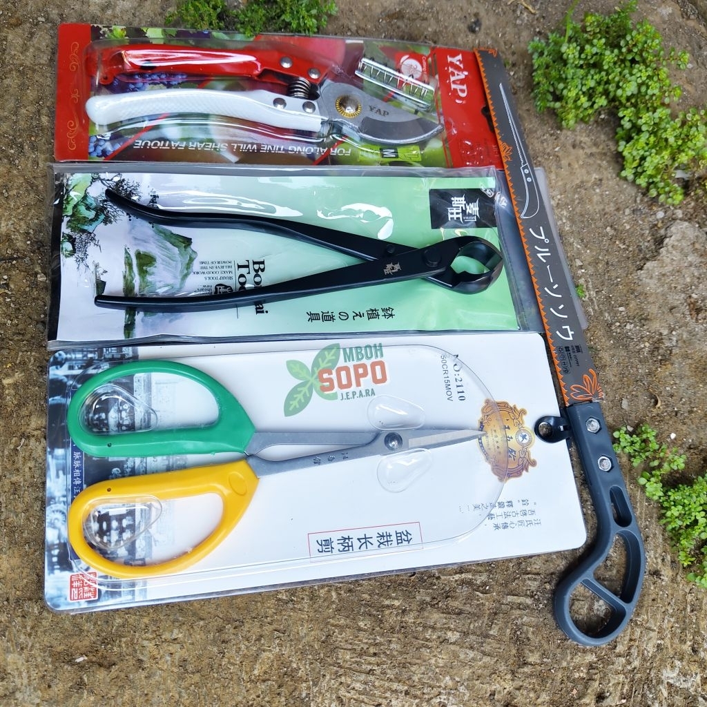 Satu Set Alat Bonsai Premium Import - Set 4