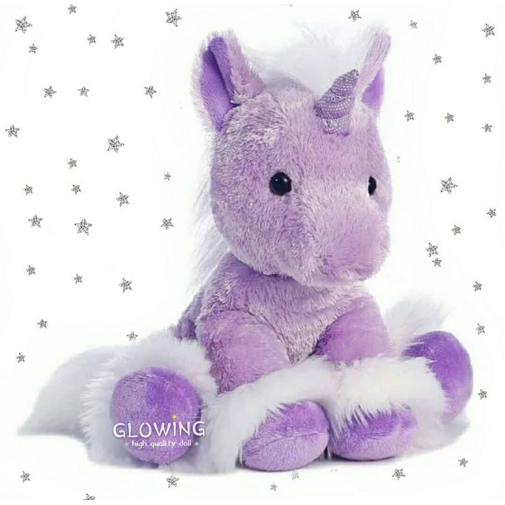 Boneka Unicorn ungu