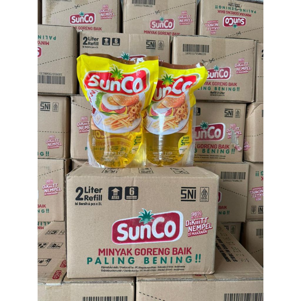 

Sunco Minyak Premium 2L Sunco Minyak Bening 2L & 1L