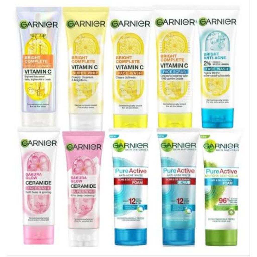Garnier Foam 100ml Garnier Sakura Glow 100ml Garnier Bright Complate 100ml Garnier Bright complate a