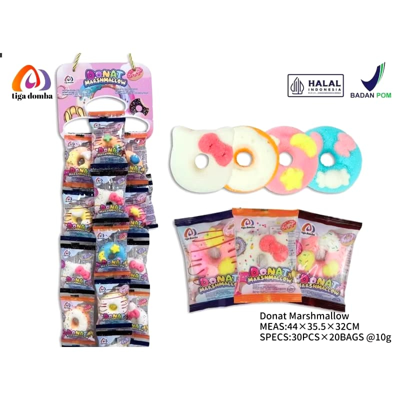 

permen anak warung mashmellow donat 30pcs
