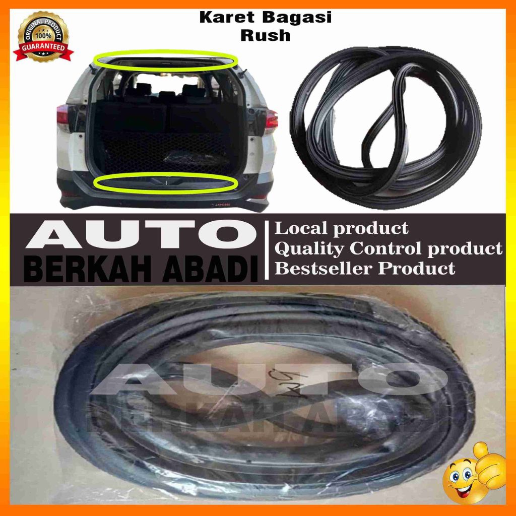 karet bagasi mobil rush (karet peredam mobil rush)