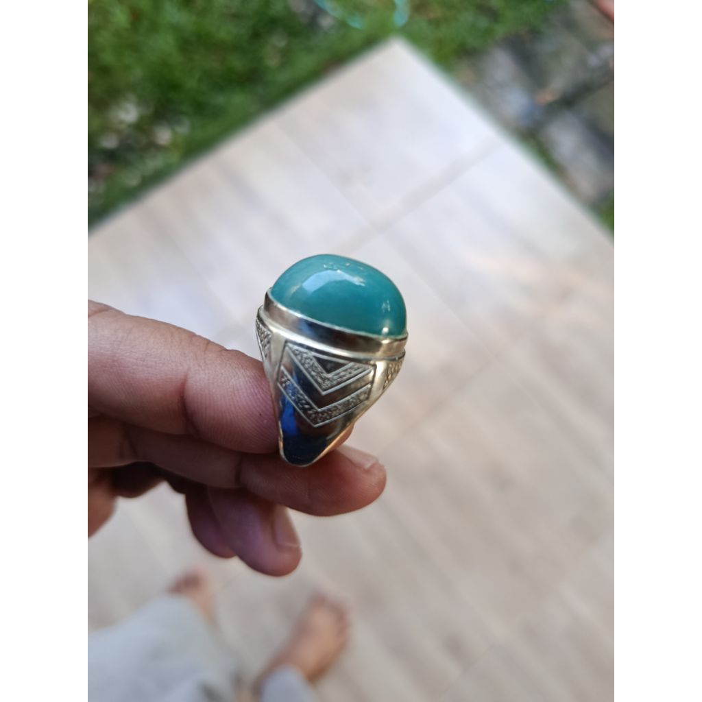 Cincin Akik Pandan Lumut