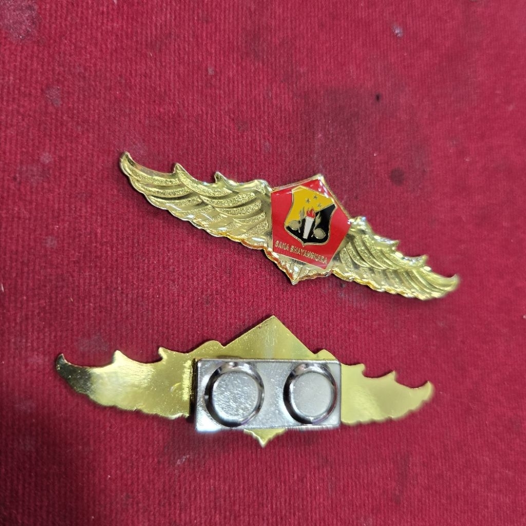 pin saka bhayangkara pramuka - pin wosm pramuka