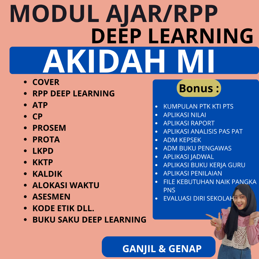 

Modul Ajar/RPP Deep Learning AKIDAH MI ( KELAS 1-6 ) - RPP DEEP LEARNING SIAP PAKAI