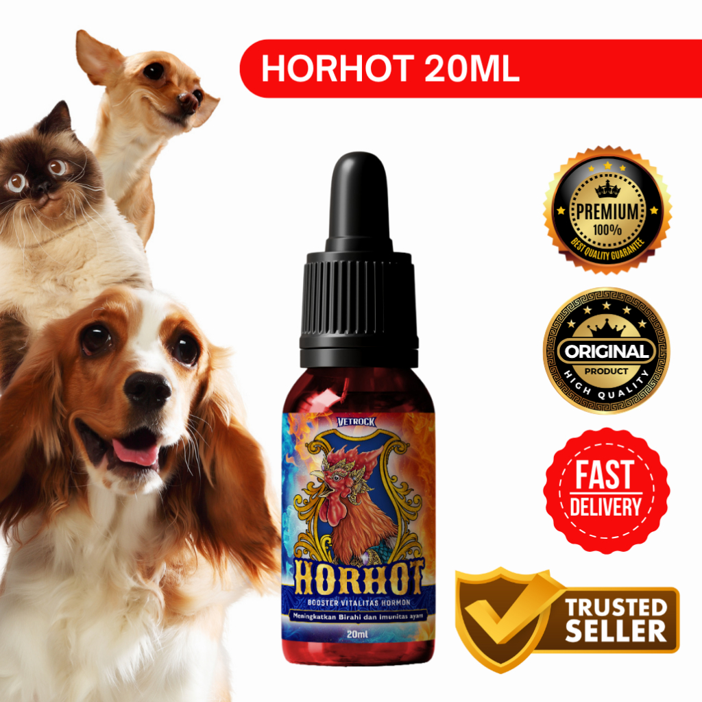HORHOT 20ML - HORMON BIRAHI KAWIN AYAM JANTAN BETINA SEMUA JENIS UNGGAS / Birahi Ayam Jantan