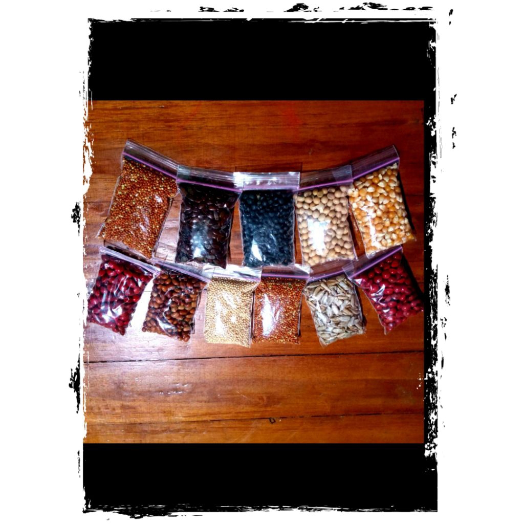 Kolase biji bijian Untuk Kerajinan Tangan