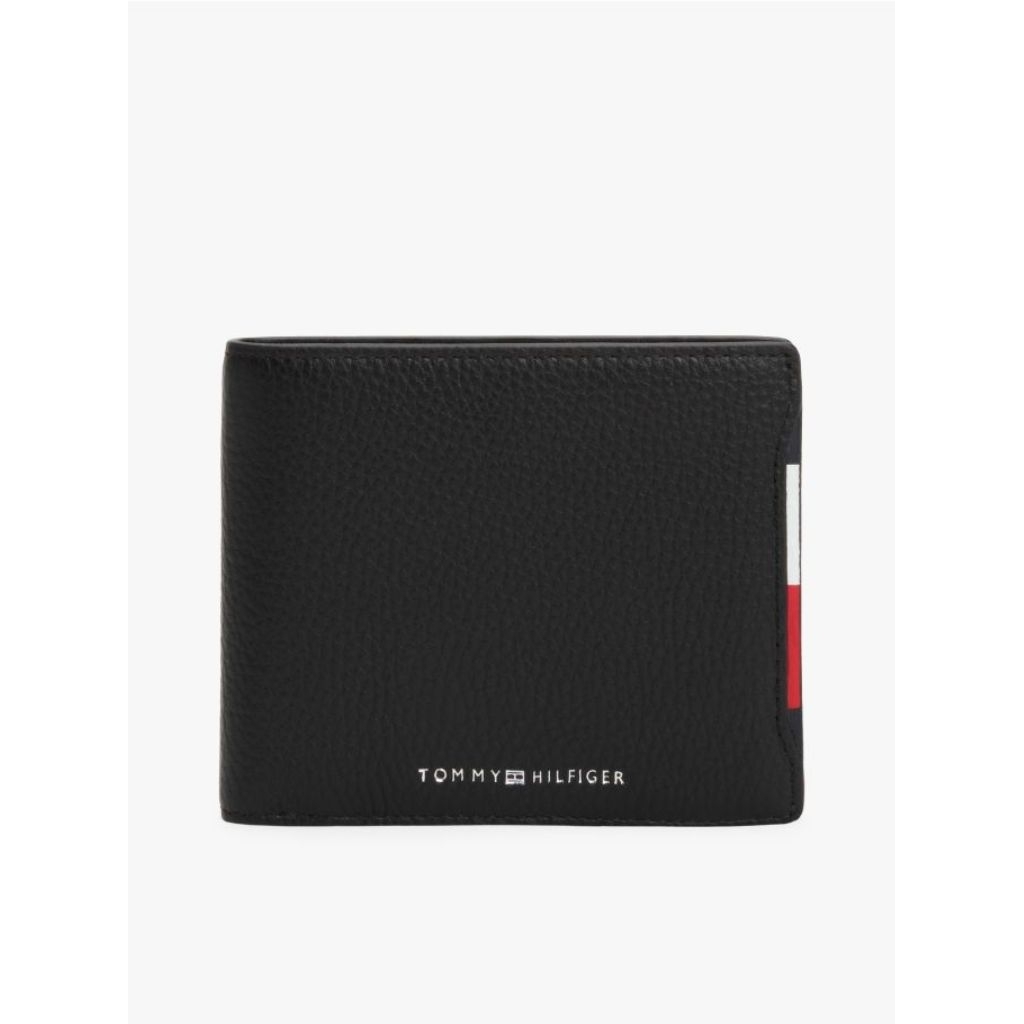 Tommy Hilfiger TH Central Credit Card And Coin Wallet Dompet Pria - Black