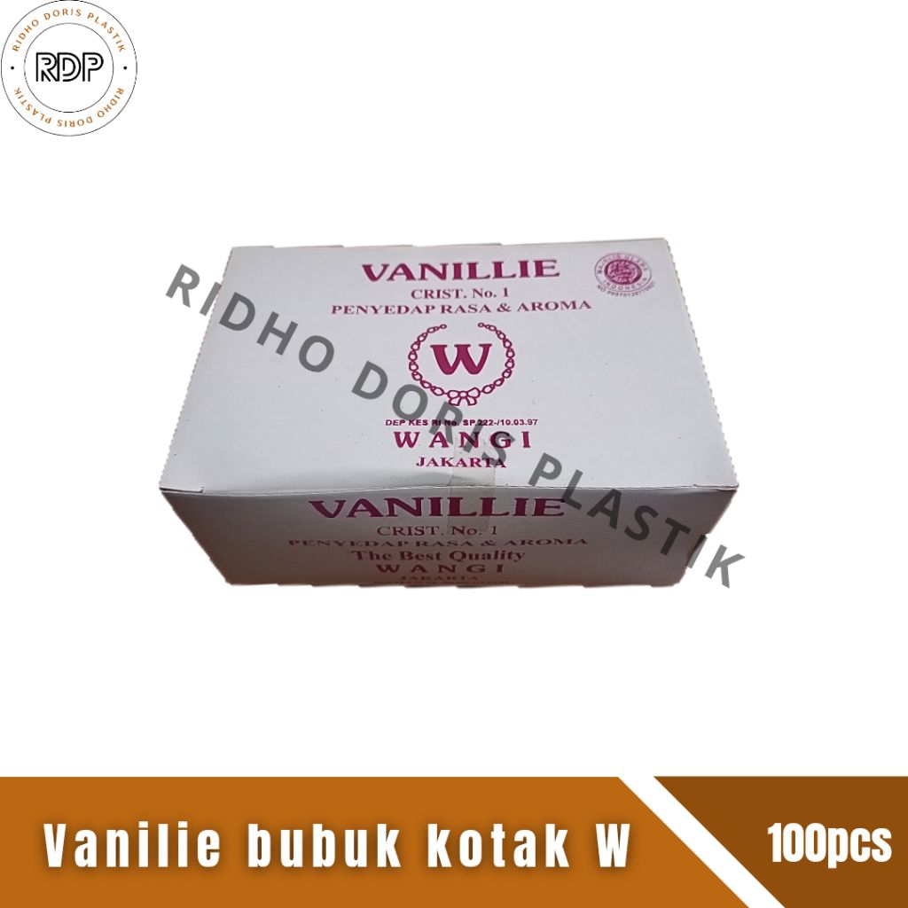 

Vanilli bubuk/ Vanilli W kotak/ketengan