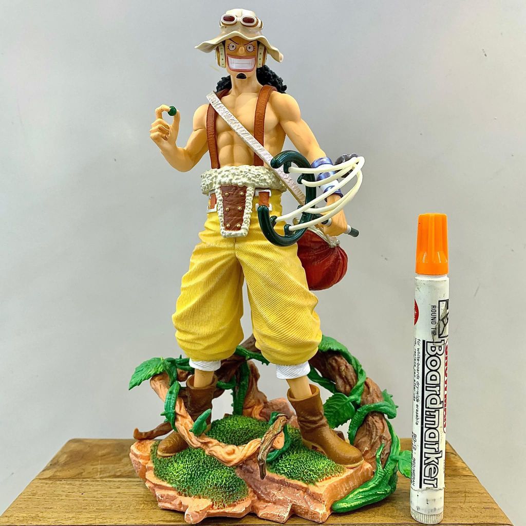 Mainan figure one piece Usopp god usopp after time skip gear ketapel ginga pachinko kabuto Tinggi se