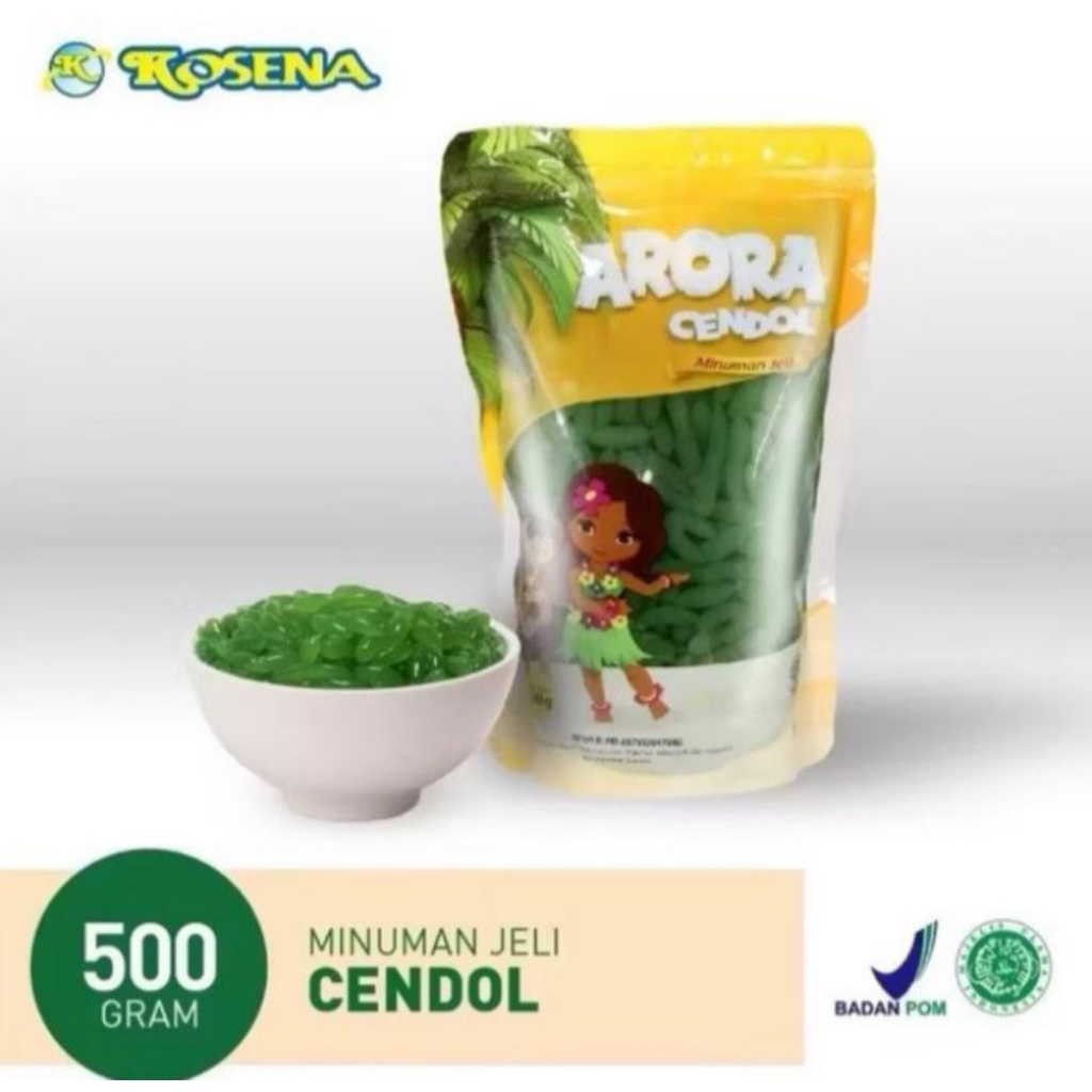 

1 dus cendol kecebong Arora isi 20 pcs