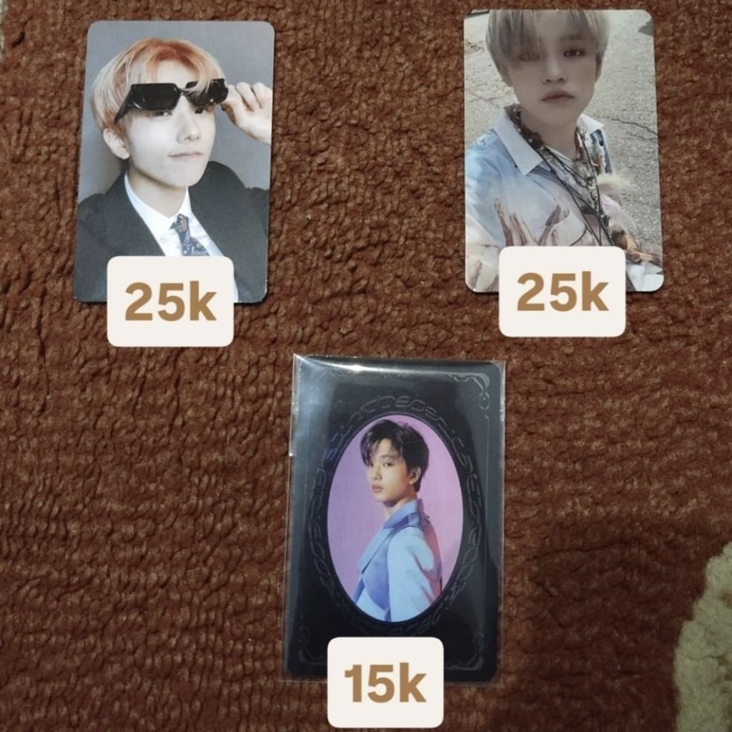 WTS OFFICIAL PC CHENLE JISUNG NCT DREAM