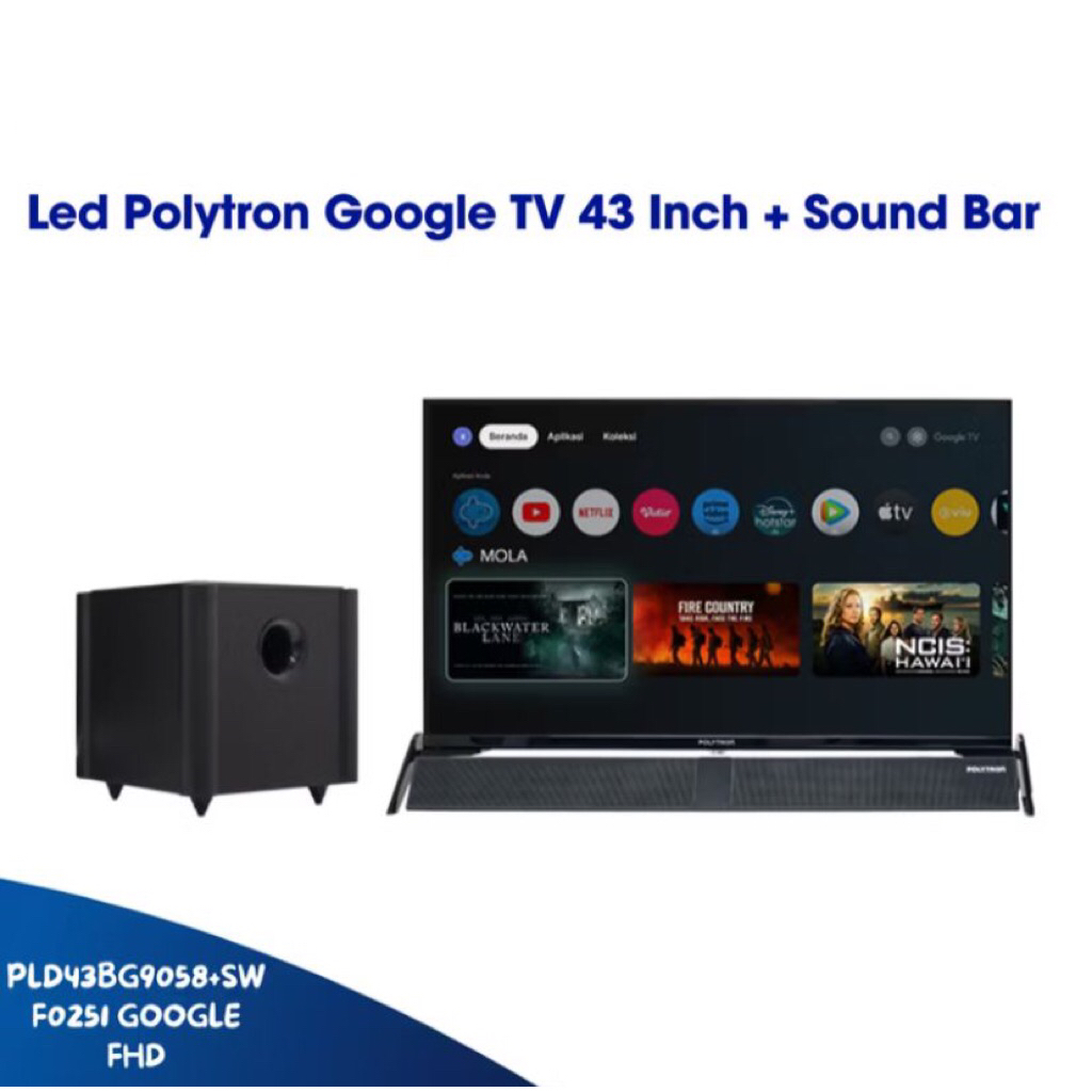 POLYTRON TV LED  43BG9058 TERMURAH