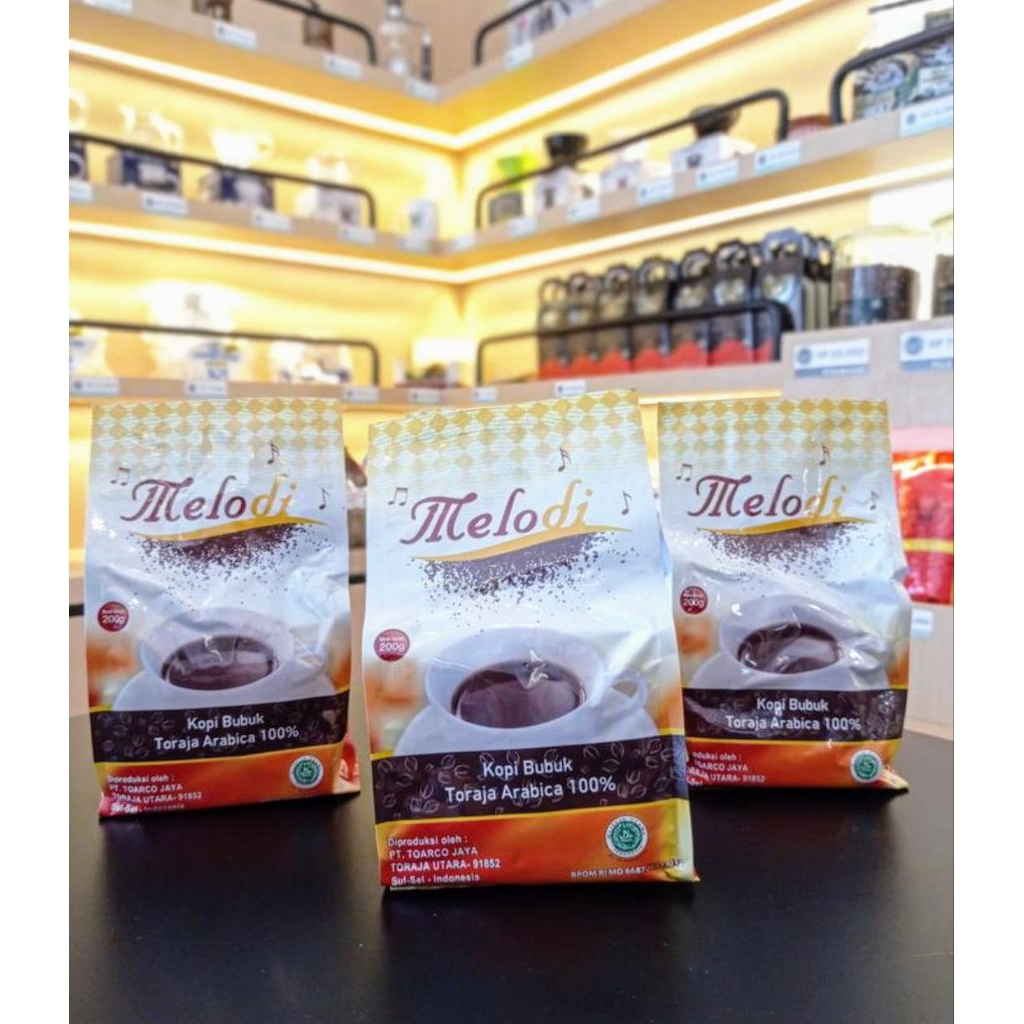 

KOPI TOARCO MELODI ARABICA 100% ASLI 200 gr