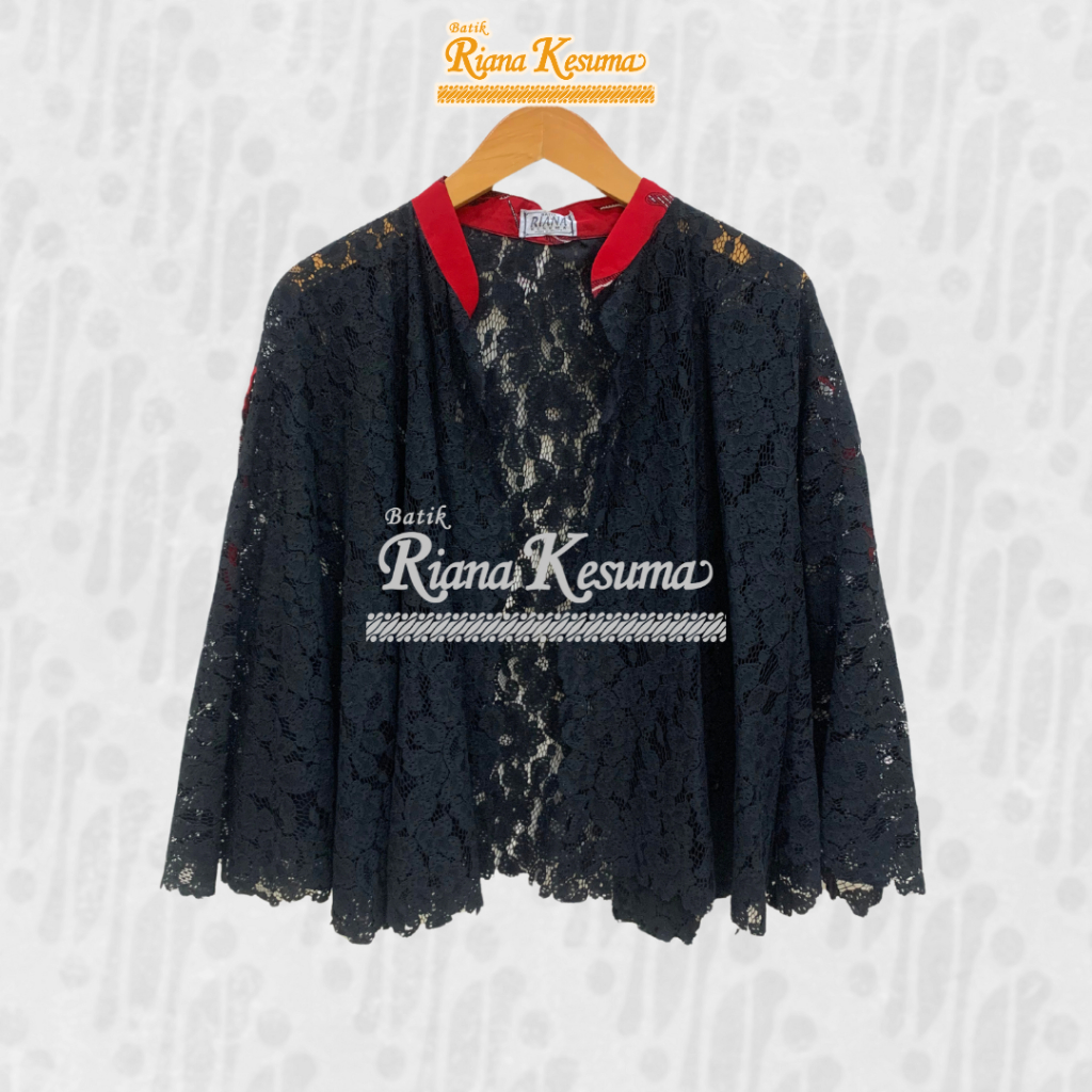 Batik Riana Kesuma - Outer Brokat | Atasan Kasual Wanita | Outer Polos