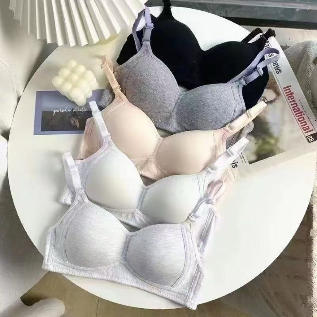 (B-46)Bra Wanita busa tipis tanpa kawat bra remaja bra fashion bra polos