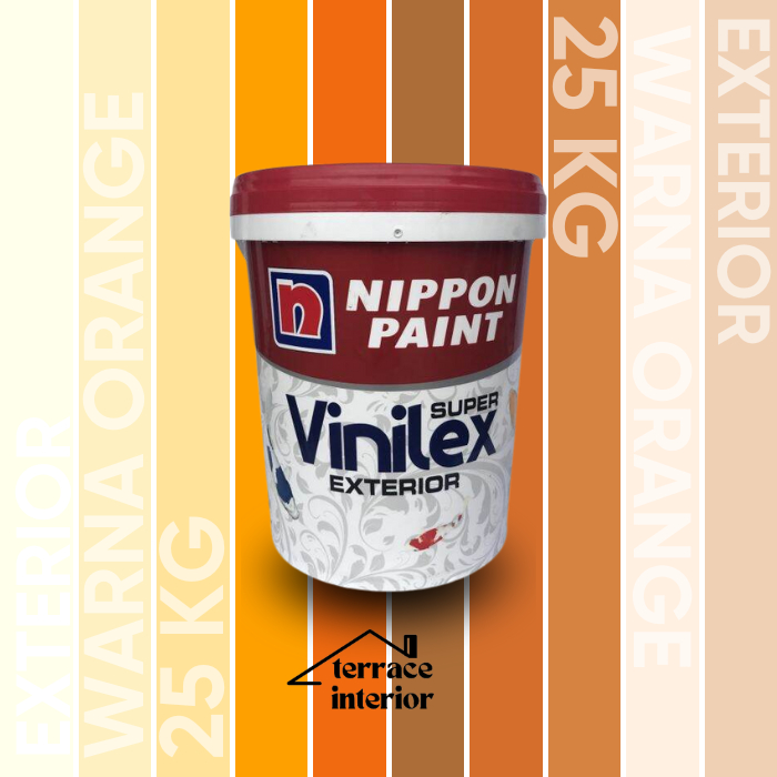 Cat Tembok Vinilex Exterior Orange 25 Kg