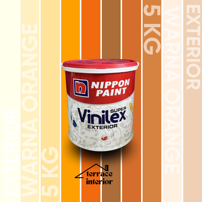Cat Tembok Vinilex Exterior Orange 5 Kg
