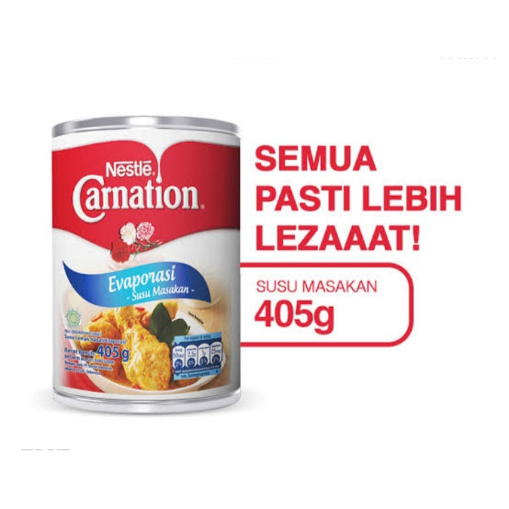 

Nestle Susu Carnation Evaporasi kaleng 405g/Carnation Evaporasi 405gr Tanpa GulaTersedia Dalam Berbagai Macam aplikasi