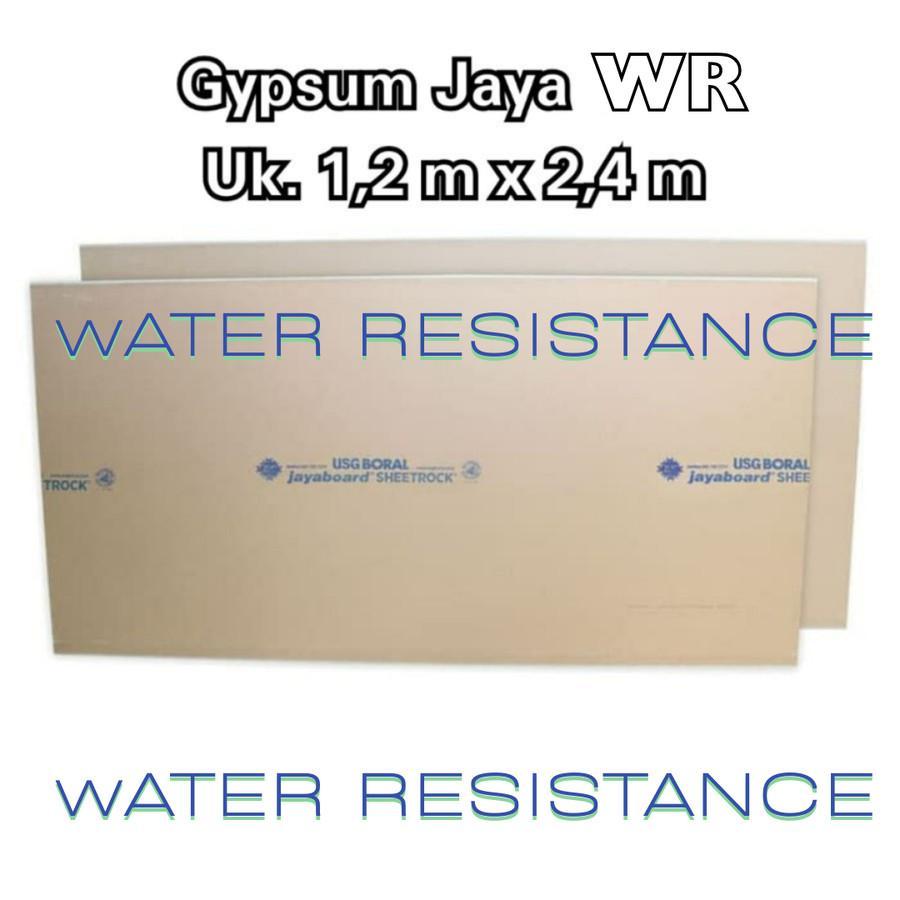 GIPSUM JAYA WATER RESISTANT 9mm /GYPSUM JAYABOARD WR 9mm